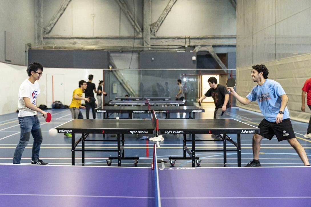 Table tennis store gym